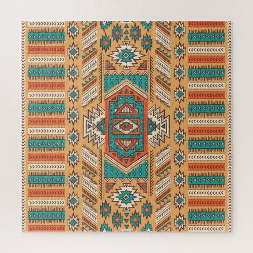 Tribal pattern perfect for decor jigsaw puzzle