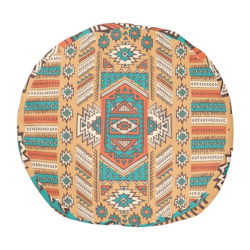 Tribal pattern perfect for decor pouf