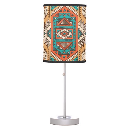 Tribal pattern perfect for decor table lamp