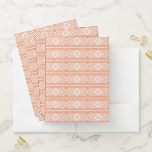Tribal pattern pocket folder