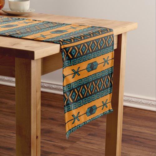 Tribal Pattern Southwest Design Short Table Runner