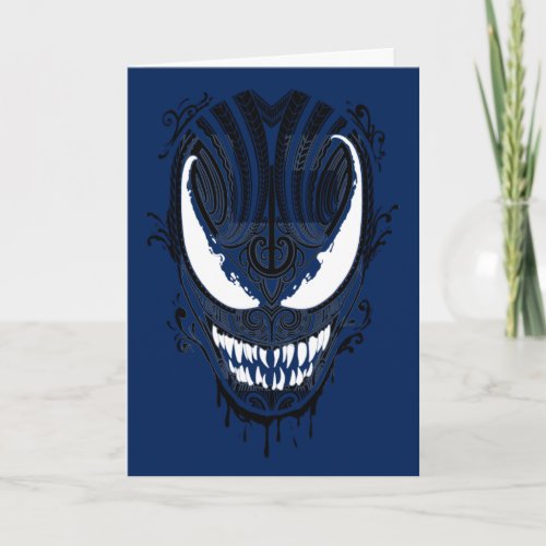 Tribal Pattern Symbiote Head Card