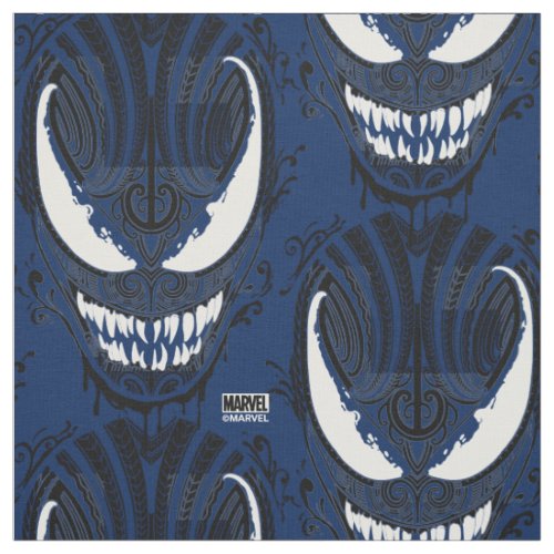 Tribal Pattern Symbiote Head Fabric