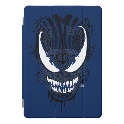 Tribal Pattern Symbiote Head iPad Pro Cover