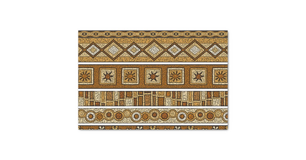Tribal pattern Tissue Paper Zazzle