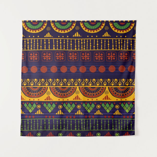 Tribal pattern, versatile for various uses. tapestry (Front)