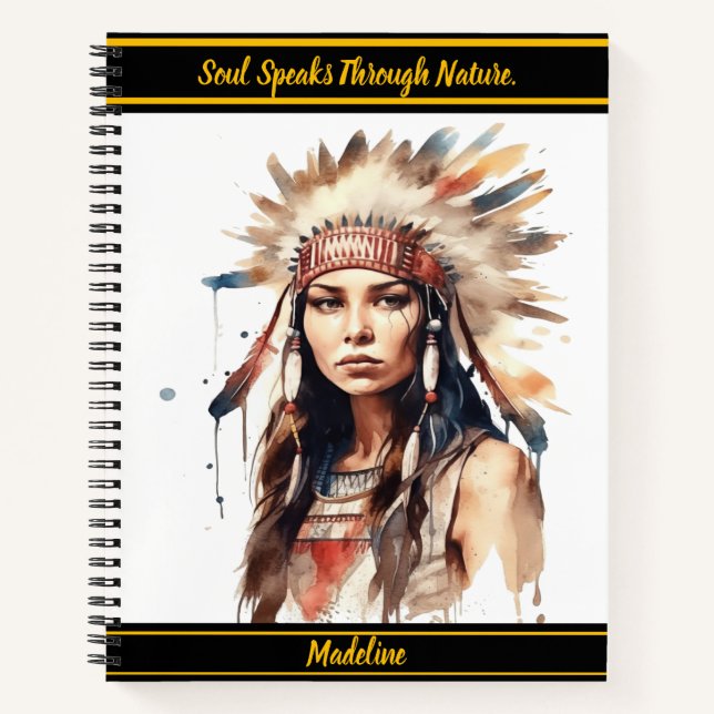 Tribal Patterns Planner: Artistic Touch Notebook (Front)
