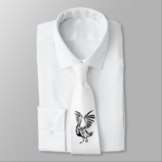 Tribal Pelican Art Neck Tie