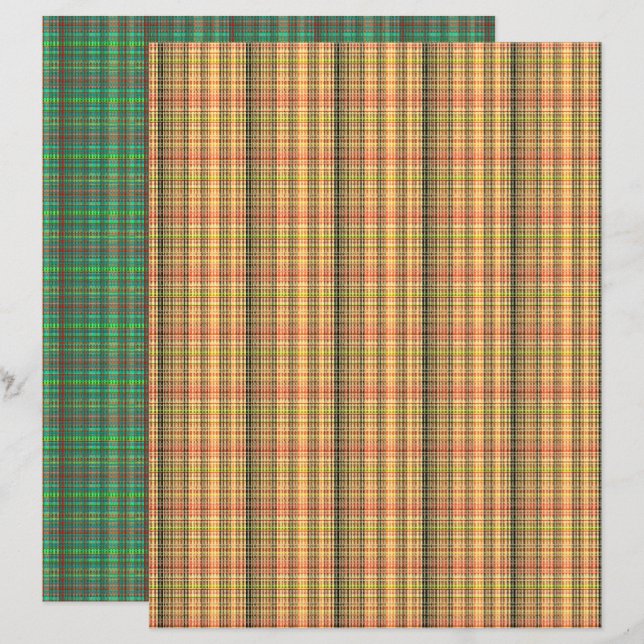 Tribal Plaid small two-sided design 1 (Front/Back)