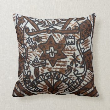 Tribal Polynesian Design Cushion by Tongani at Zazzle