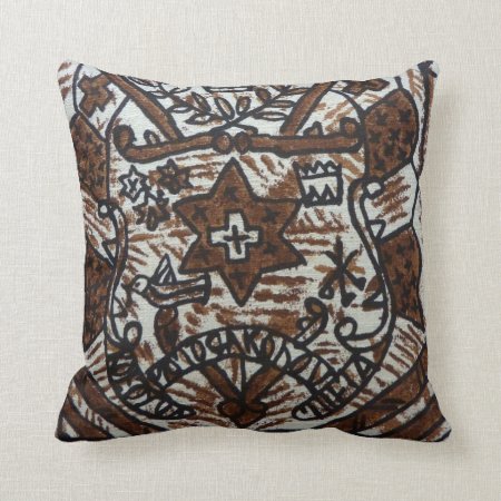 Tribal Polynesian Design Cushion