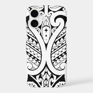 Tribal Polynesian tatoo with Samoan elements iPhone 17 Case