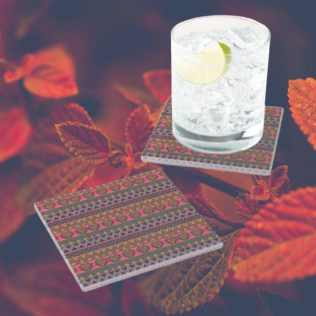 Tribal Pop Coaster – Bold Boho Geometric (Creator Uploaded)