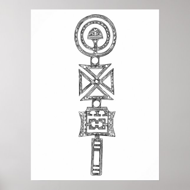 Tribal poster Berber Jewelry (Front)
