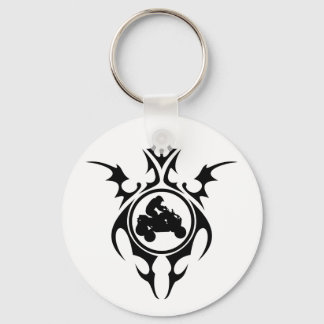 tribal quads keychain