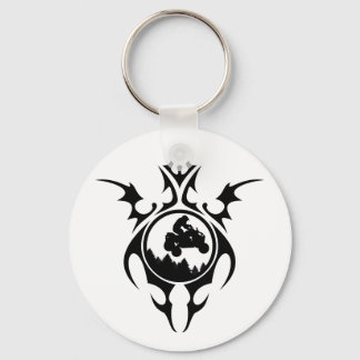 tribal quads keychain