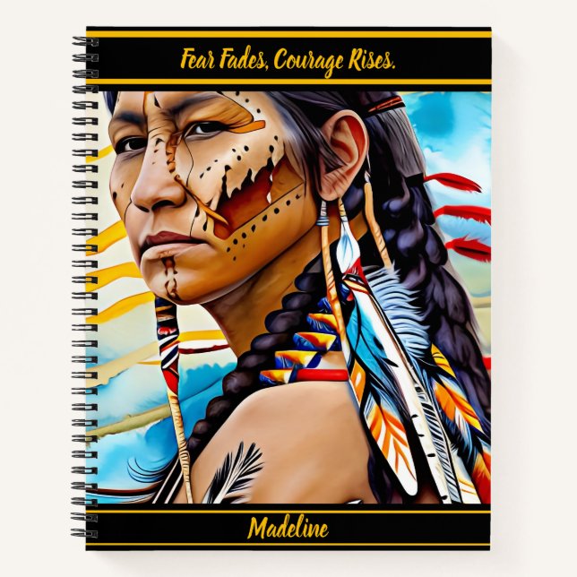 Tribal Record Book: Artistic Touch Notebook (Front)