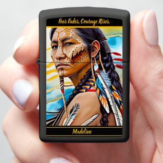 Tribal Record Book: Artistic Touch Zippo Lighter