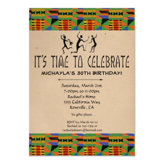 African Party Invitations 3