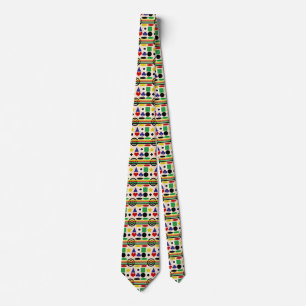 Tribal Scandinavian Nordic Pattern Design Neck Tie