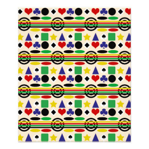 Tribal Scandinavian Nordic Pattern Design Photo Print
