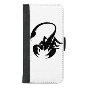 Tribal Scorpion Design – Strength & Protection iPhone 8/7 Plus Wallet Case