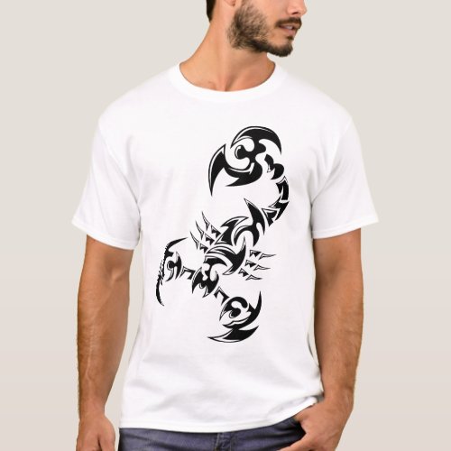 tribal scorpion tattoo 2 tee