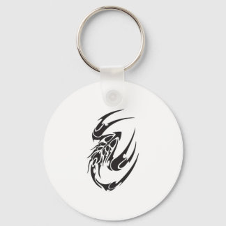 Tribal Scorpion Tattoo Design Keychain