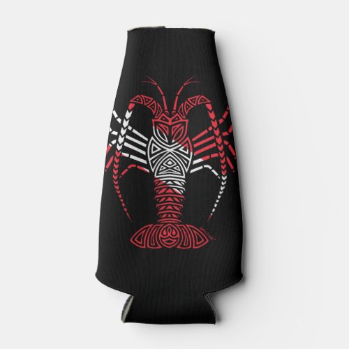 Tribal Scuba Flag Spiny Lobster Bottle Cooler