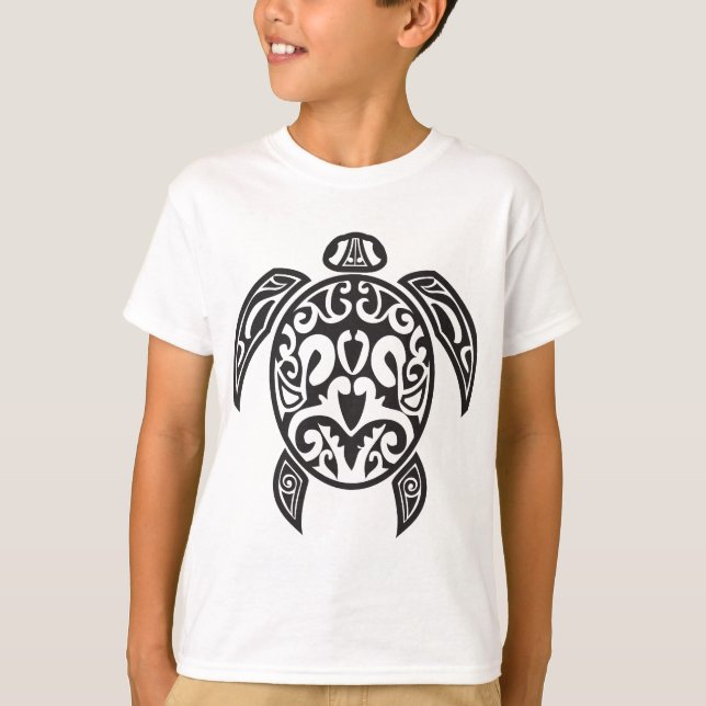 Tribal Sea Turtle T-Shirt (Front)
