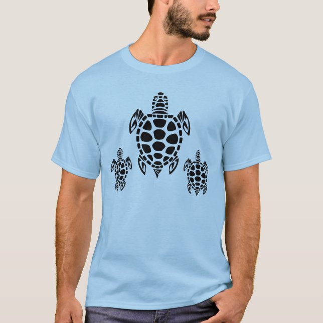 Tribal Sea Turtle T-Shirt (Front)