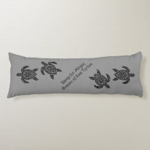 Tribal Sea Turtles and Text in Black on gray