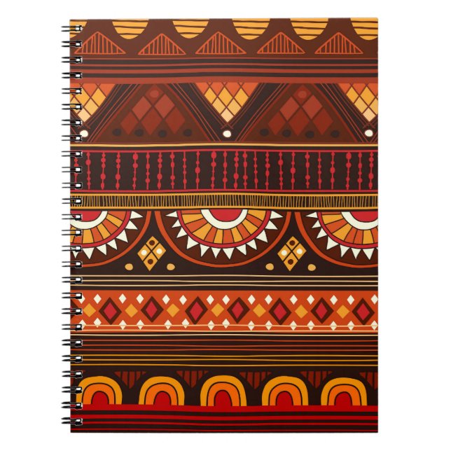 Tribal seamless design for various uses. notebook (Front)
