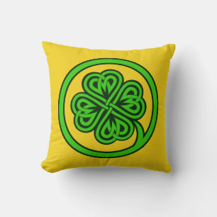 Tribal Shamrock custom pillows