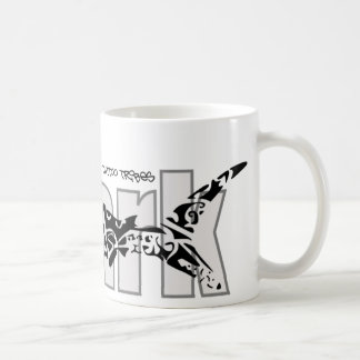 Tribal shark coffee mug