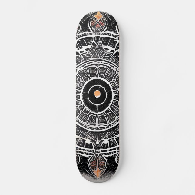 Tribal Shield Skateboard (Front)