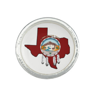 Tribal Shield/Texas Round Ring