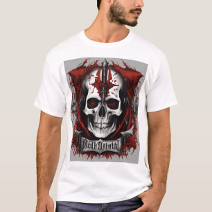 Tribal Skull Artwork T-Shirt