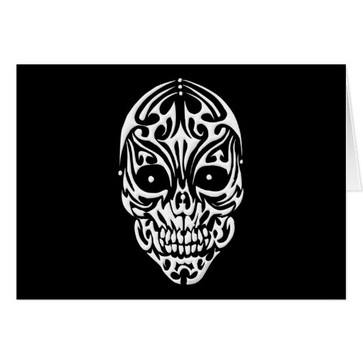 Tribal Skull Cards (Front Horizontal)