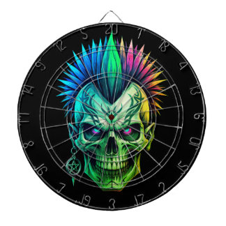 Tribal Skull Dart Board