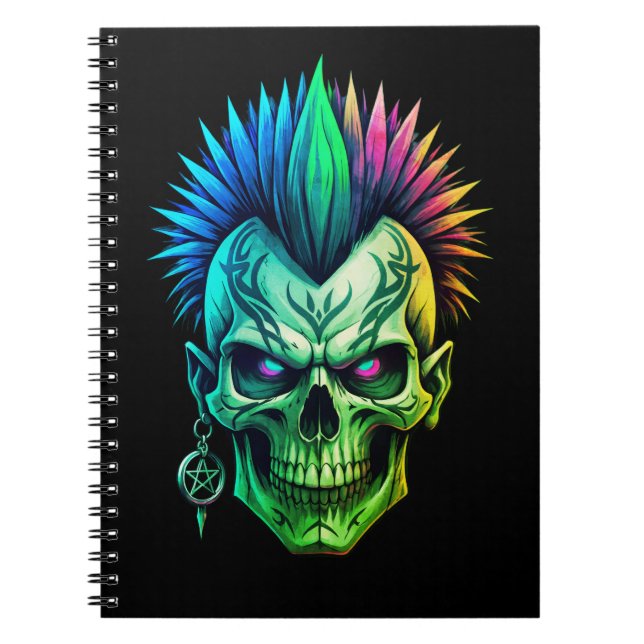 Tribal Skull Notebook (Front)