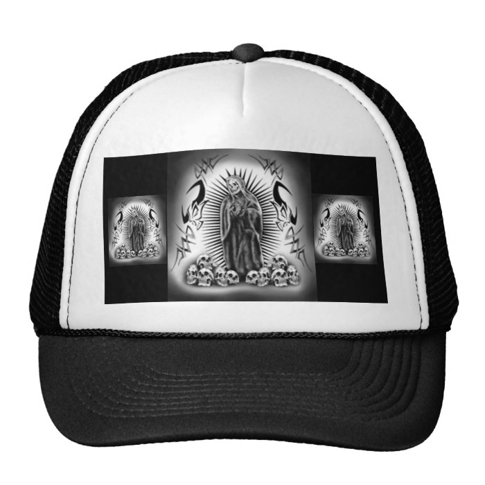 Tribal Skull Reaper with Skull Piles Baseball Hat