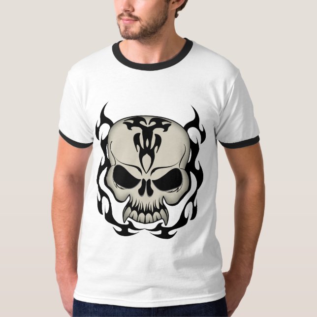 Tribal Skull T-Shirt (Front)