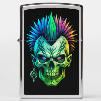 Tribal Skull Zippo Lighter
