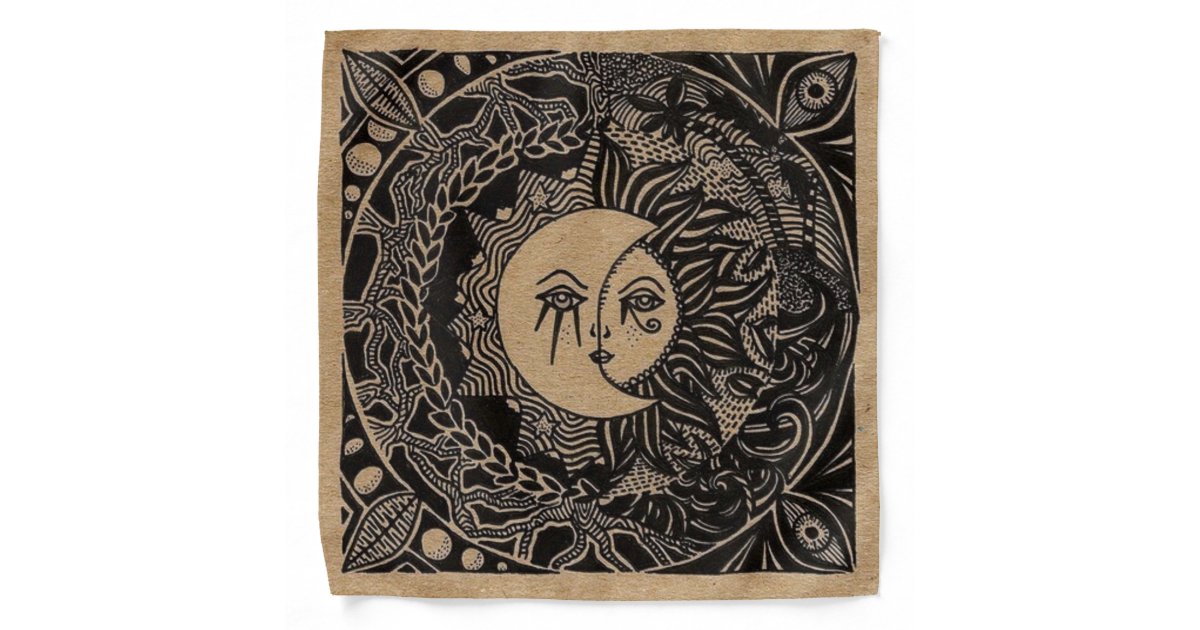 Tribal Sky Tarot Cloth Bandana | Zazzle