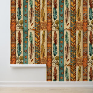 Tribal Southwest Native American Design Wallpaper