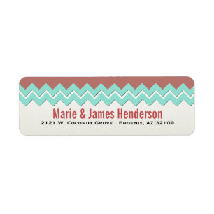 Tribal Southwestern Return Address Label