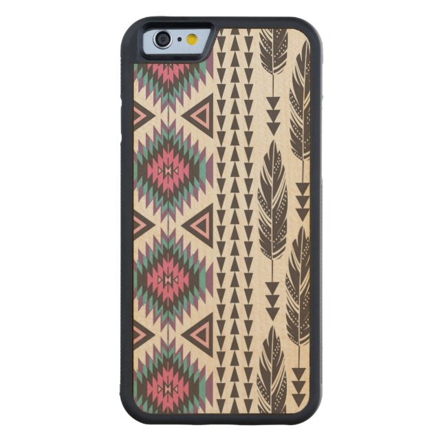 Tribal Spirit Maple Wood iPhone 6 Case (Back)