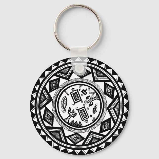 Tribal Spirits Keychain (Front)