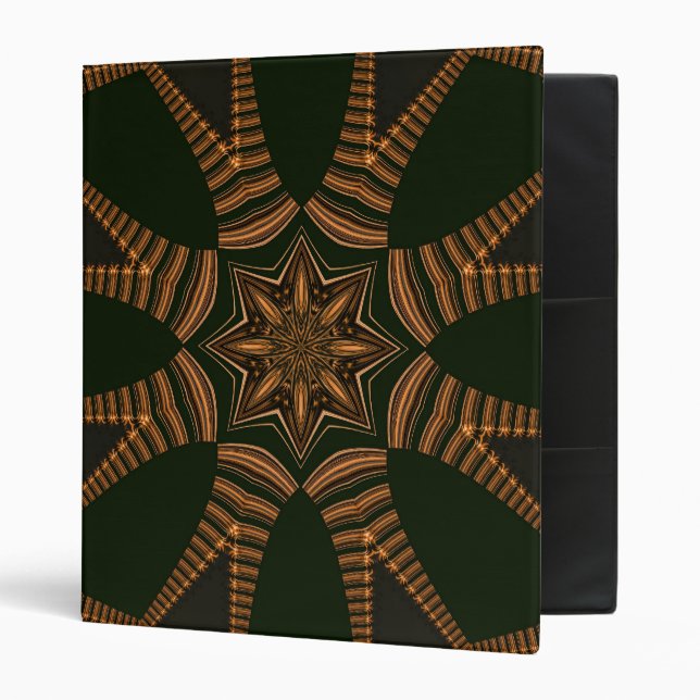 Tribal Stripy Star Avery Binder (Front/Inside)